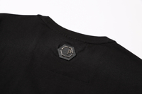 Nouveau T-shirt d'été PLEIN pour homme, manches courtes, pur coton, coupe ajustée, col rond, strass de haute qualité, motif ours, 2120