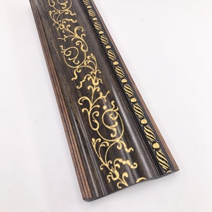160mm large antique en relief populaire <span class=keywords><strong>grande</strong></span> taille design moulure de <span class=keywords><strong>corniche</strong></span> de <span class=keywords><strong>plafond</strong></span> plinthe bâtons lignes de grain de bois - Product Image 4