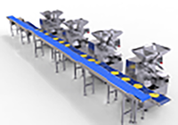 Ligne de production de crêpes personnalisée, haute flexibilité, production de desserts, ligne de production de desserts, ligne de production de mousses