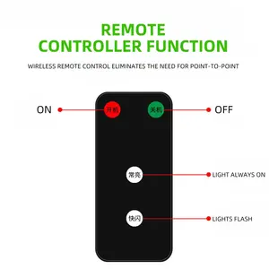 Nuevo coche decorativo luz vehículo piloto remoto señal de rescate advertencia de seguridad iluminación láser para motocicleta techo Exterior coches - Product Image 4