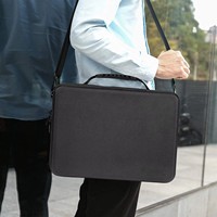 Étui de rangement personnalisé OEM/ODM en EVA pour ordinateur portable et tablette, compatible MacBook 9,7-13 pouces et iPad Pro M4, avec service de gaufrage du logo de marque et de doublure personnalisée