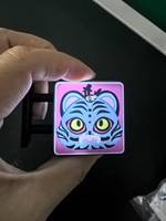 Logo du magasin LED lumineuse Aimant de réfrigérateur de forme carrée Boîte cadeau souvenir créatif Article promotionnel