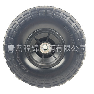 Qingdao chengjin ยางโฟม PU ขนาด10นิ้ว4.10/3.50-4สำหรับรถลากในสวน - Product Image 3