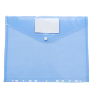 Sobres de plástico transparente de tamaño <span class=keywords><strong>A4</strong></span>, sobres transparentes para carpetas de archivos, bolsillo para etiquetas para la escuela, hogar, trabajo, oficina, uso duradero PP - Product Image 3