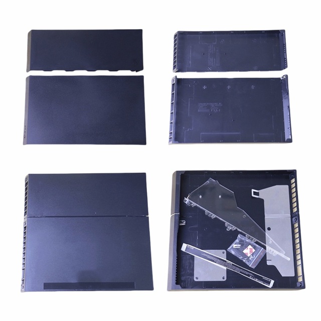 PS4 Full Housing Shell Case, Replacement Top and Bottom Cover Faceplate for PS4 Fat Console CUH-1000 CUH-1100 CUH-1200 Series