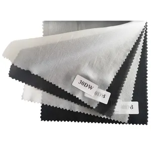 GAOXIN 100% Cotton Fusible Woven Collar Fusing Interlining For Men Clothes