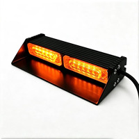 Barre lumineuse LED clignotante pour pare-brise, bleue, 12VDC, feux d'avertissement pour tableau de bord, accessoire automobile