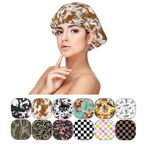 <span class=keywords><strong>Bonnet</strong></span> <span class=keywords><strong>de</strong></span> <span class=keywords><strong>nuit</strong></span> double couche à carreaux personnalisé pour adulte, utilisation double face, garde les cheveux lisses, convient aux cheveux longs et bouclés. - Product Image 1