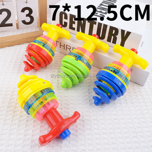 LED Gyro Peg <strong>Tops</strong> Flashing Spinning Toys with LED Lights Glow in the Dark Plastic <strong>Spin</strong> Toys for Kids - Product Image 4