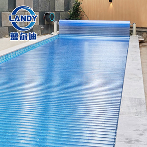 Couverture de <span class=keywords><strong>piscine</strong></span> automatique Landy PC, solide, étanche IP68, résistante aux UV, pour piscines enterrées - Product Image 1