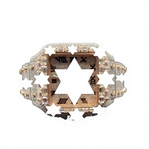 Reloj Rectangular de Lujo en Oro Rosa con Acabado Baguette, Acero Inoxidable, 41 mm, Movimiento Analógico, Esfera de Cristal de Zafiro, Diseño Unisex de Moda - Product Image 1