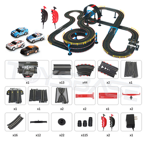 <span class=keywords><strong>Pista</strong></span> Elettrica per Auto Slot in Scala 1:43 con Controllo a Filo Fai-da-Te, Giocattolo da Corsa 1:32 - Product Image 5