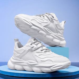 Vente en gros d'usine, nouvelles baskets pour hommes printemps 2026, mode, respirantes, lacets, confort, décontractées, course à pied, marche, chaussures de sport - Product Image 4