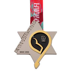 เหรียญเทควันโดบาสเก็ตบอลมินตันมาราธอน3D รางวัลกีฬาโลหะสังกะสีขัดเงาโลโก้ตามสั่ง - Product Image 6