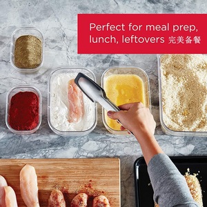 Récipients <span class=keywords><strong>de</strong></span> <span class=keywords><strong>cuisine</strong></span> bon marché avec couvercles hermétiques Récipient en plastique transparent Boîte alimentaire <span class=keywords><strong>de</strong></span> <span class=keywords><strong>cuisine</strong></span> hermétique - Product Image 2