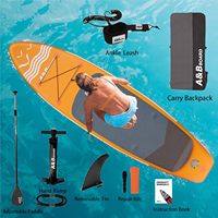 En stock planches de sup gonflables planches à pagaie planche à pagaie debout jeu d'eau surf accessoires standard Isup