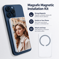 Écran de contrôle sans fil pour selfie, compatible iPhone et Android, écran magnétique pour vlog, moniteur de caméra arrière pour vlog et diffusion en direct