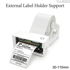 เครื่องพิมพ์ฉลากความร้อน YUANAIDC YJ9203 ขนาด 4x6 นิ้ว ความกว้างฉลาก 30-110 มม. เครื่องทำฉลากสำหรับการจัดส่ง  เชื่อมต่อผ่าน USB สำหรับ Shopee Lazada J&T Ninja Van ได้รับมาตรฐาน CE FCC - Product Image 3