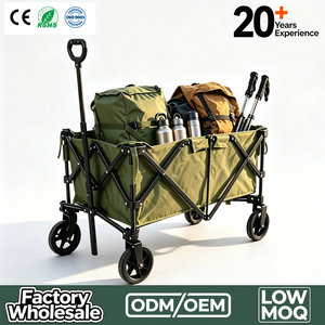 Chariot de camping super léger 8,6 kg en aluminium 6061-T6 avec finition oxydée, pliable - Product Image 1