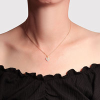 Collier Pendentif Cœur Flèche de Cupidon Élégant en Argent Sterling S925, Bijoux Fins, Pavé CZ, 2 Tons, Vente en Gros pour Femmes