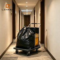 Sacs poubelles HDPE sur mesure haute résistance pour la cuisine, la salle de bain, l'hôtel, le restaurant, la collecte des déchets de la restauration