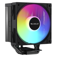 Refroidisseur d'air pour processeur COOLLEO B40 DIG BK ARGB V2, compatible avec les sockets Intel LGA 115X/1200/1700/1851, pour refroidir les ordinateurs de jeu AM4 AM5, TDP 220W