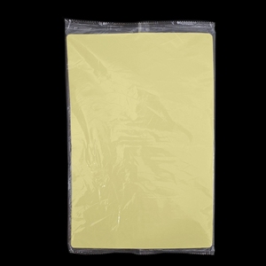 Peau artificielle en silicone jaune pour la pratique des tatouages, 20x30x0.3cm, épaisse, en latex, pour la formation en microblading PMU - Product Image 3