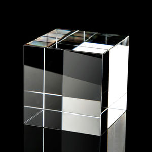 Cubo de Vidro Óptico K9, Prisma Divisor de Feixe Óptico Espectroscópico de Polarização, Tamanho Personalizado - Product Image 6