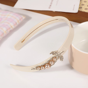 Kinling OEM Français Rétro Élégant Haute Qualité All-Match Acid New Pea Pods Bandeau pour les cheveux pour les femmes - Product Image 6
