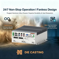 Mini PC industriel embarqué sans ventilateur à faible consommation, processeur Core I9/i7/i5/i3