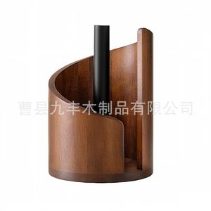 Wooden Tissue Holder Solid Wood <b>Desktop</b> Storage Rack Modern Design For Home Office Living Room Bedroom Decorative Item Organizer - Product Image 4