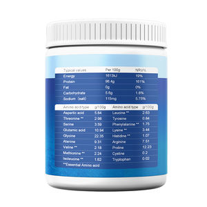 OEM Private Label <span class=keywords><strong>ISO</strong></span> Halal GMP-zertifiziertes reines hydrolysiertes Fisch kollagen peptid Auf Lager Beauty Product <span class=keywords><strong>Powder</strong></span> zum Verkauf - Product Image 3