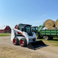 Spedizione Gratuita: Macchina Movimento Terra Skid Steer Loader con Benna Larga 820 mm