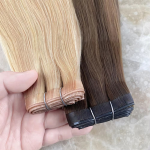Extensiones de Cabello Humano Virgen Europeo Remy de Doble Trama Súper Fino de Alta Calidad, Venta al por Mayor Directa de Fábrica, Novedad 2025 - Product Image 1