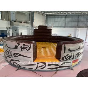 Juegos comerciales para adultos Paseo mecánico Rodeo Bull Riding Machine Controles Máquina inflable Bull Ride para ventas - Product Image 4