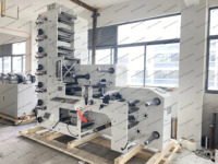 350 Vierkleuren Automatische Nieuwe Flexografische Printer voor het printen van wit karton & plastic folie etiketten