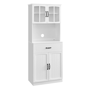 <span class=keywords><strong>Meuble</strong></span> américain <span class=keywords><strong>VASAGLE</strong></span> Grande table de rangement pour buffet de <span class=keywords><strong>cuisine</strong></span> autoportante Buffet blanc - Product Image 1