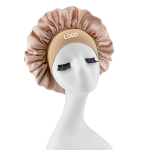 <span class=keywords><strong>Bonnet</strong></span> <span class=keywords><strong>de</strong></span> <span class=keywords><strong>bain</strong></span> élégant en satin <span class=keywords><strong>de</strong></span> soie pour femmes avec logo personnalisé large <span class=keywords><strong>bandeau</strong></span> élastique <span class=keywords><strong>bonnet</strong></span> <span class=keywords><strong>de</strong></span> cheveux pour <span class=keywords><strong>bonnet</strong></span> <span class=keywords><strong>de</strong></span> douche accessoire <span class=keywords><strong>de</strong></span> soin des cheveux - Product Image 6