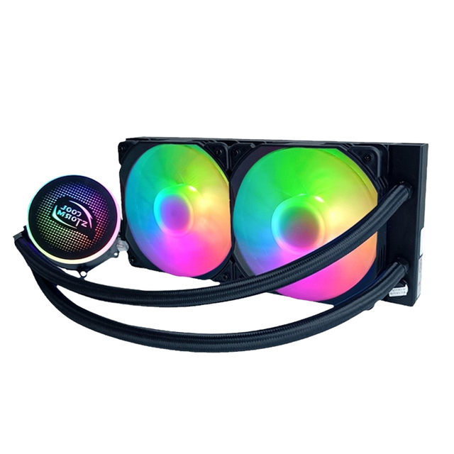 Hot Selling Deepcool CPU Liquid Cooler Water Cooling System ARGB 3/4Pin Silent Fan Blade Fluid Bearing 30dBA Noise Computer Case