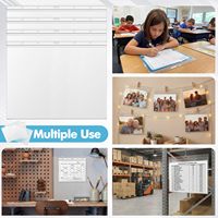 Porte-étiquettes HaoRan, protège-pages, pochettes pour cartes, format personnalisé, porte-cartes d'indexation en PVC, porte-étiquettes d'entrepôt
