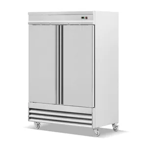 Stainless Steel Refrigeration Equipment 110V American Style Upright Refrigerator With Low Temperature Refrigerator