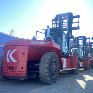 Kullanılan <span class=keywords><strong>Kalmar</strong></span> <span class=keywords><strong>Forklift</strong></span> istifleyici ulaşmak 45ton yükseltmek 5m yan vardiya 3 direk Fork Lift dizel iyi durumda sıcak satış için - Product Image 1
