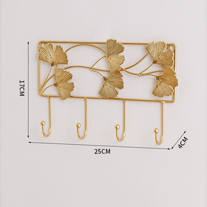 New Arrival Vintage Gold Iron Wall Shelf <strong>Hook</strong> <strong>Decorative</strong> Coat <strong>Home</strong> Decor <strong>Hooks</strong> Wall Hanging Crafts Wall <strong>Hook</strong> - Product Image 6