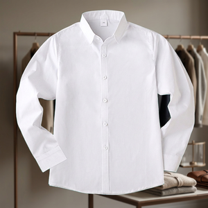 Camisa de Uniforme Escolar para Adultos 100% Algodón, Manga Larga, Cuello con Botones, Logotipo Personalizado, Nexus World Trading ANK-196 - Product Image 3