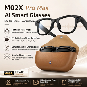 Lunettes intelligentes M02X <span class=keywords><strong>Pro</strong></span> Max AI avec caméra 13MP, lunettes de visionnage intelligentes pour l'enregistrement vidéo, pour un vlog immersif en première personne - Product Image 1