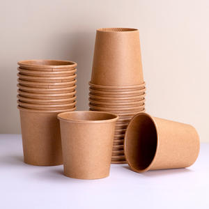 2/4/7oz impresión al por mayor vasos de papel desechables de pared única taza de papel de café caliente personalizada - Product Image 3