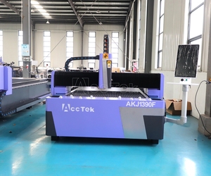 Machine de découpe <span class=keywords><strong>laser</strong></span> à fibre mini CNC de petite taille AKJ1390F de ACCTEK, 2KW 3KW 1500W, pour plaque métallique en acier inoxydable - Product Image 2