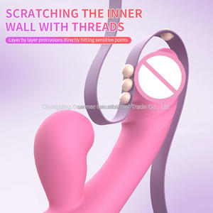 Высокопроизводительная игрушка для взрослых, клиторальный вибратор с натяжением/удушающим действием, беспроводной пульт дистанционного управления, частный секс - Product Image 5