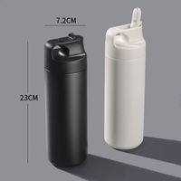 Bouteilles d'eau isothermes en acier inoxydable écologiques, bouteilles de sport, gardent le froid pendant 24 heures, flacon à sublimation vierge