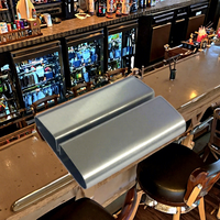 Support de table simple en acier inoxydable, support de menu de restaurant durable à bas prix